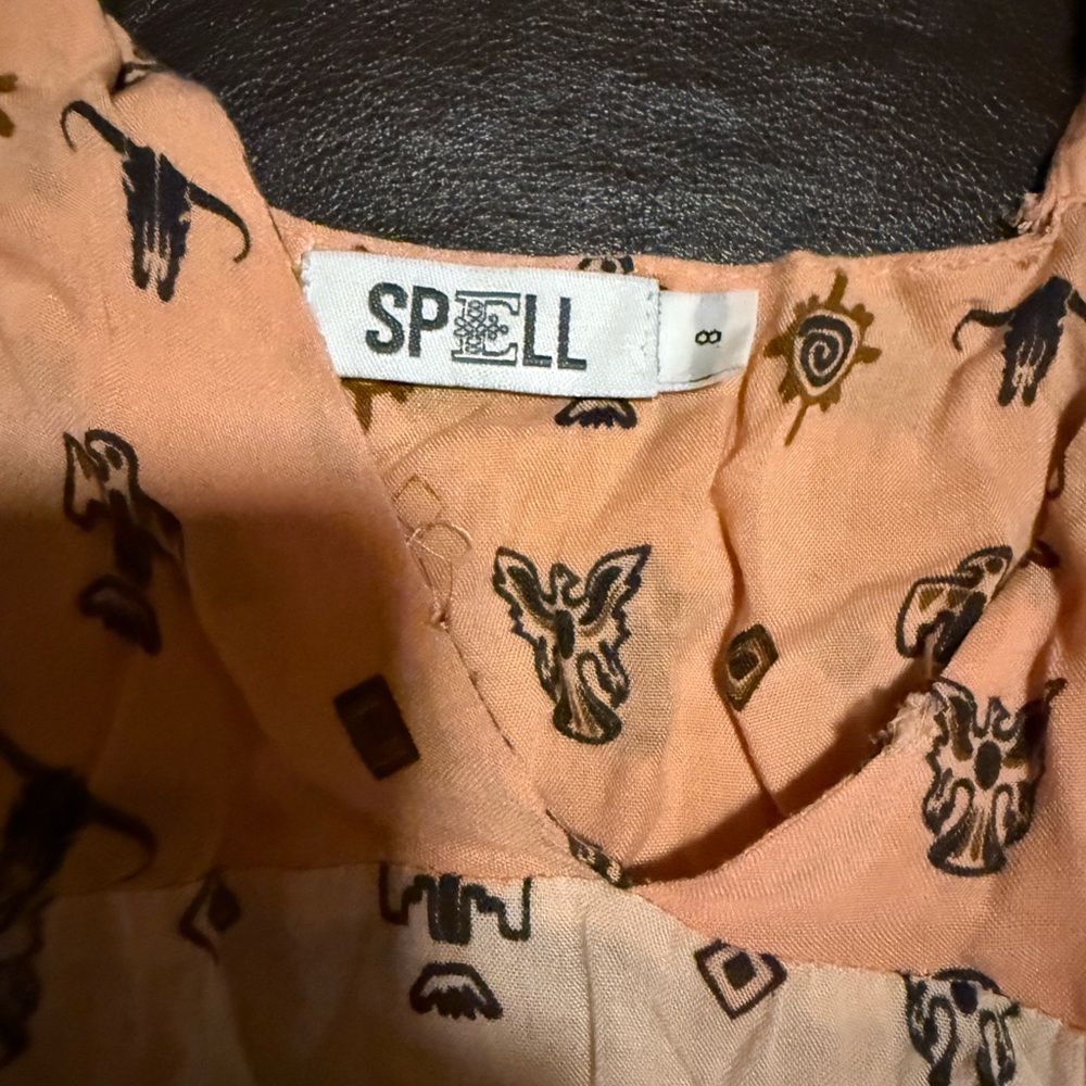 🍑SPELL RARE ARIZONA PEACH MINI DRESS 🍑 - Picture 2 of 9